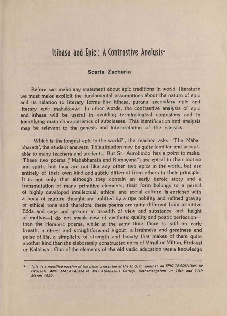 1991-ithihasa-and-epic-a-contrastive-analysis-scaria-zacharia