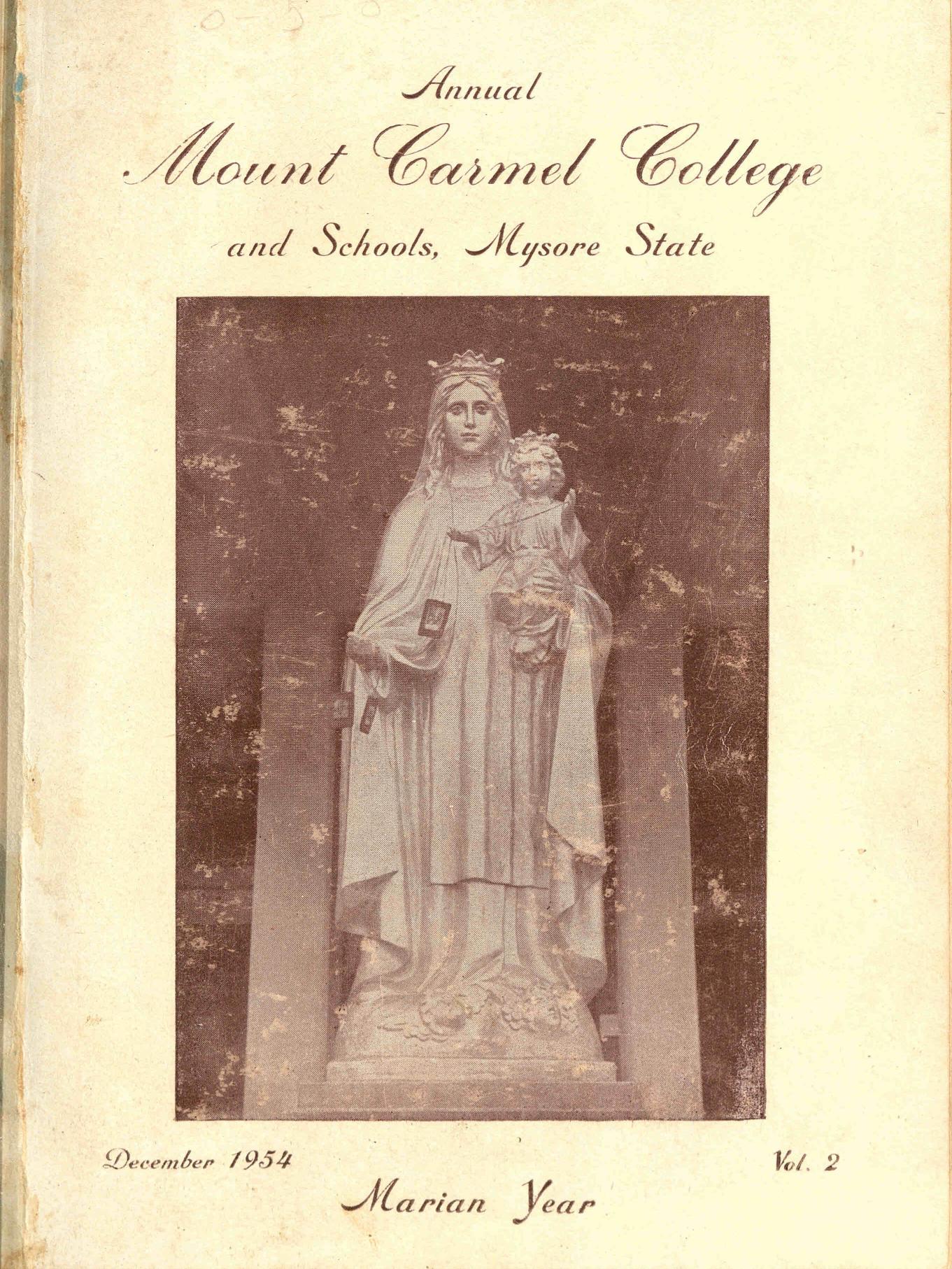  1954 - Annual - Mount Carmel College Bangalore