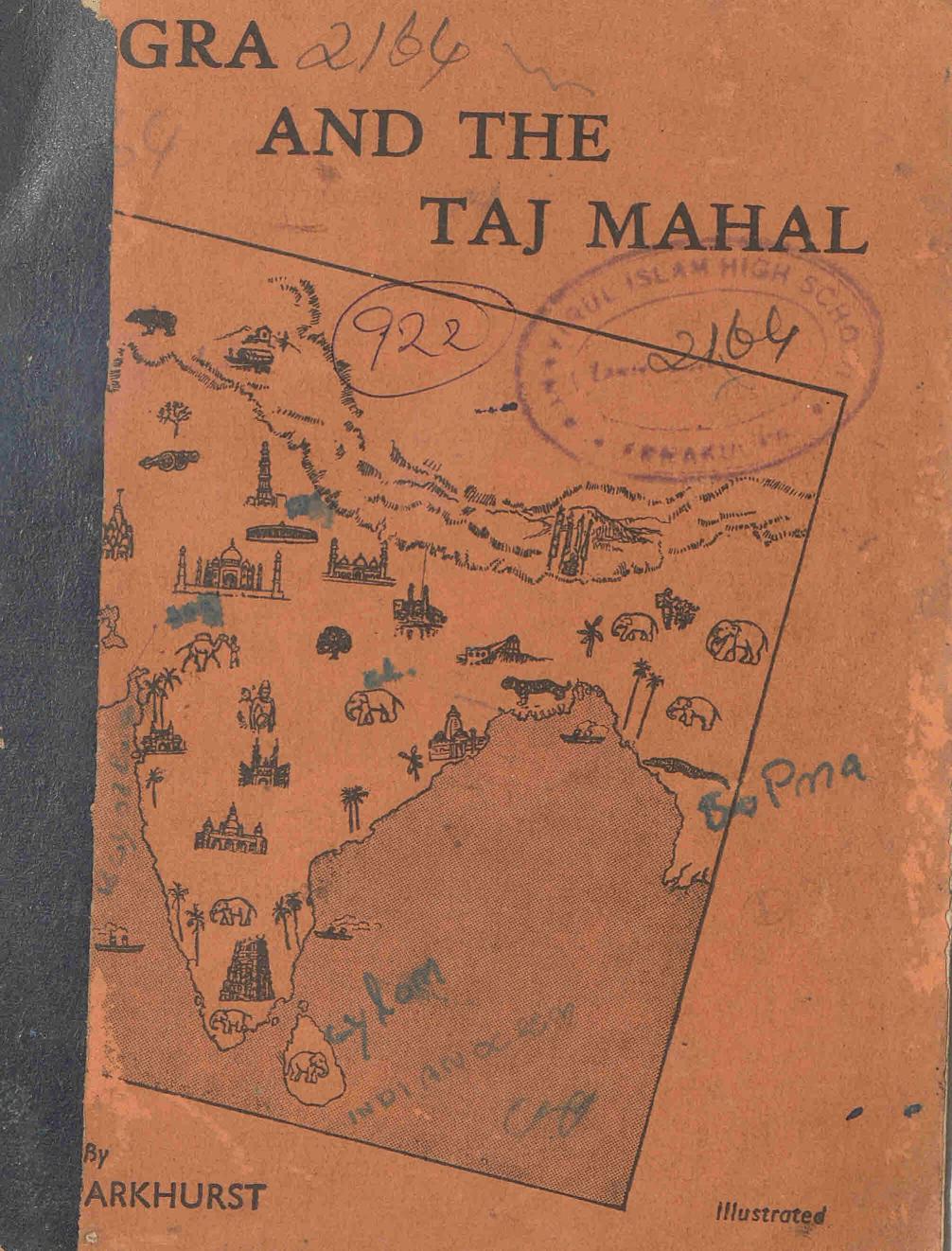 1947 - Agra and The Tajmahal - C. A. Parkhurst