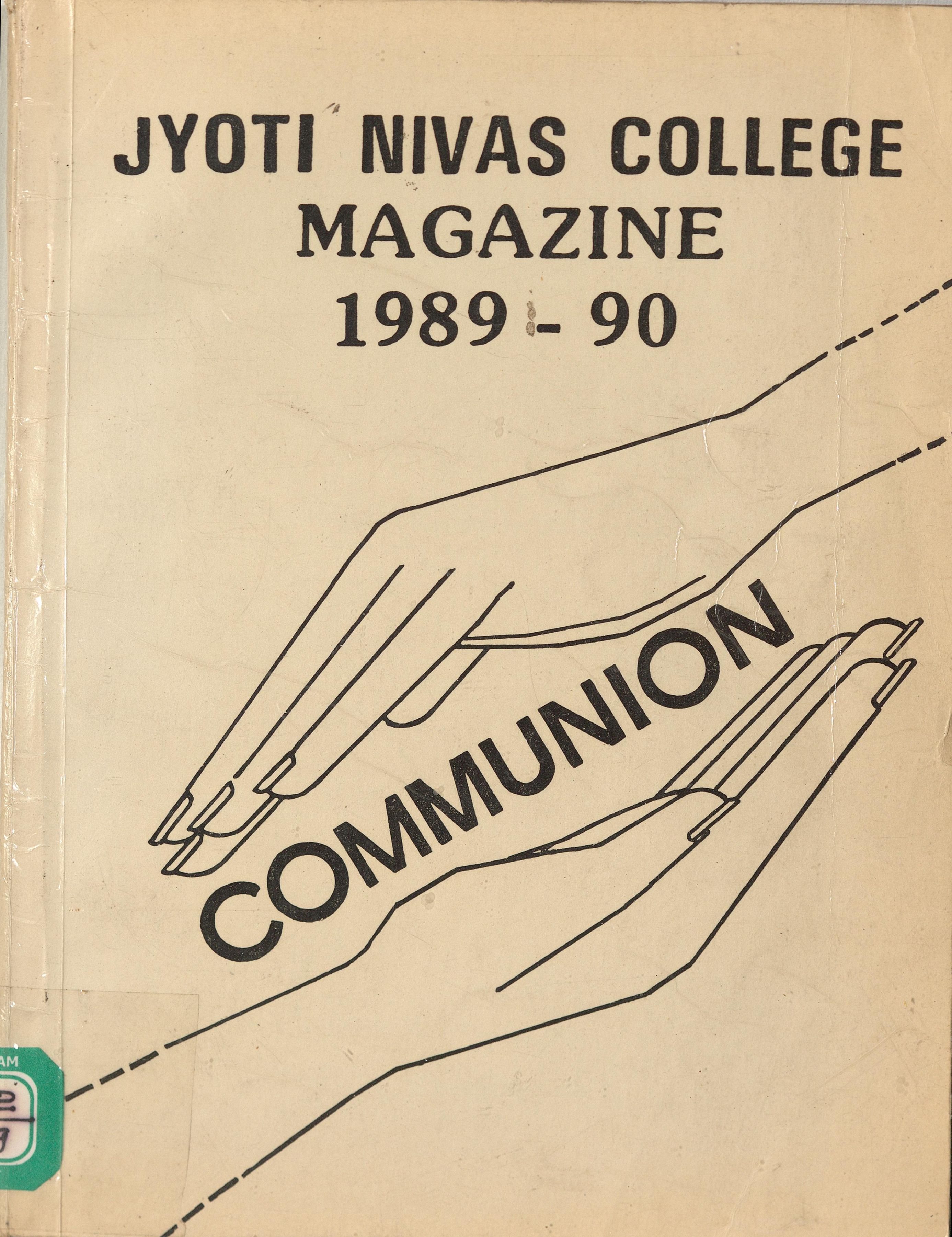 1990 - Jyothi Nivas College Magazine