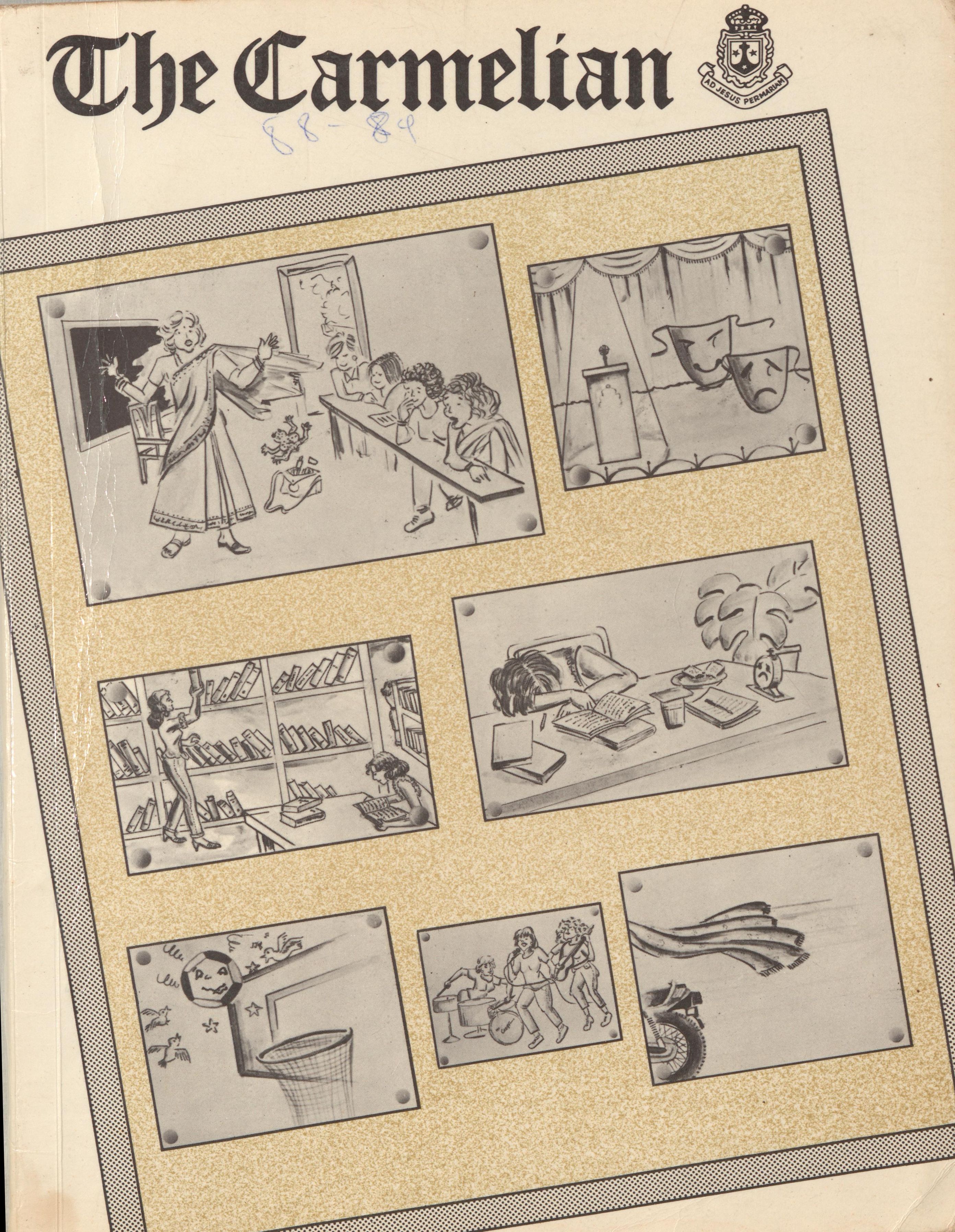  1989 - Mount Carmel College Bangalore Annual