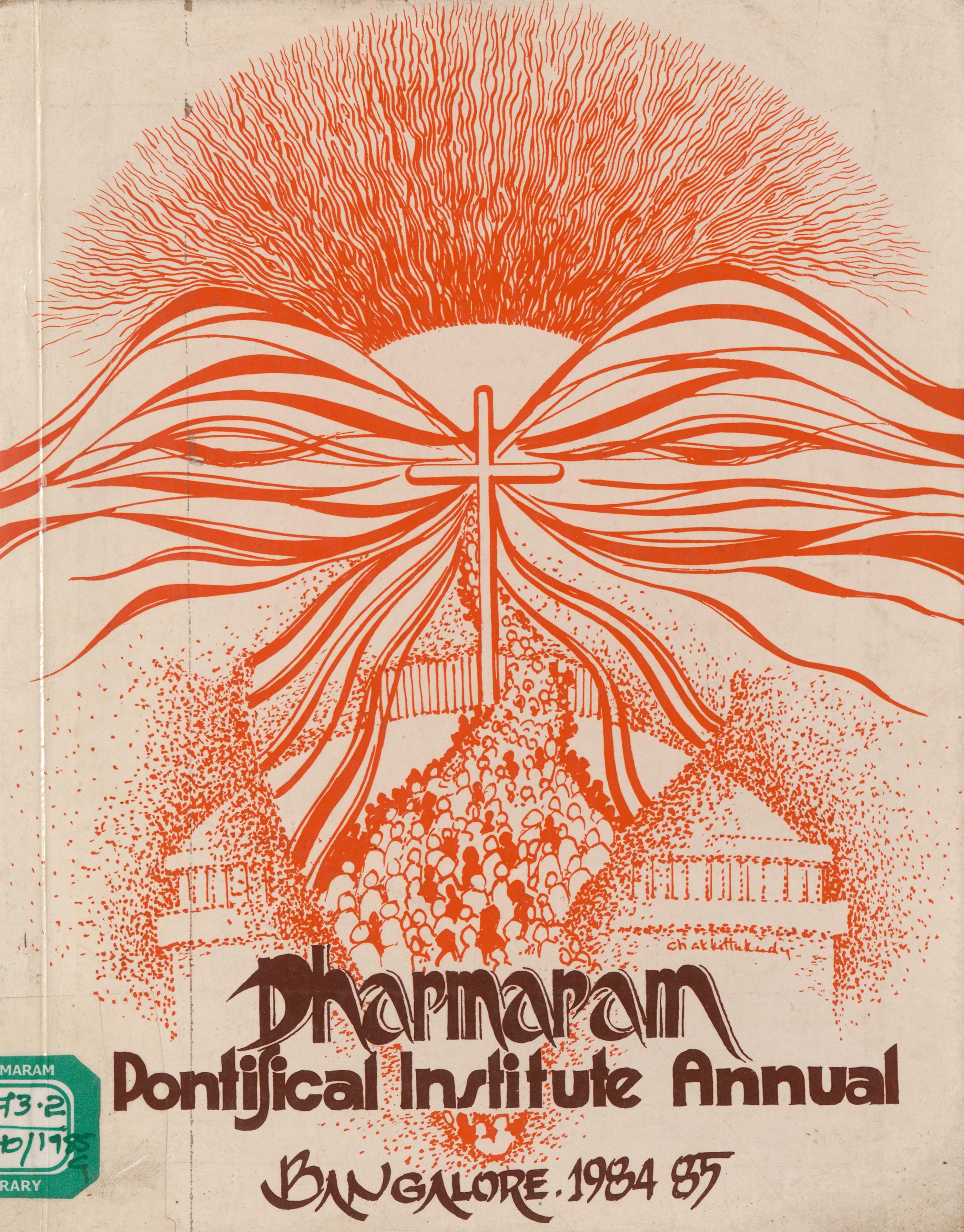 1985 - Dharmaram Pontifical Institute - Annual