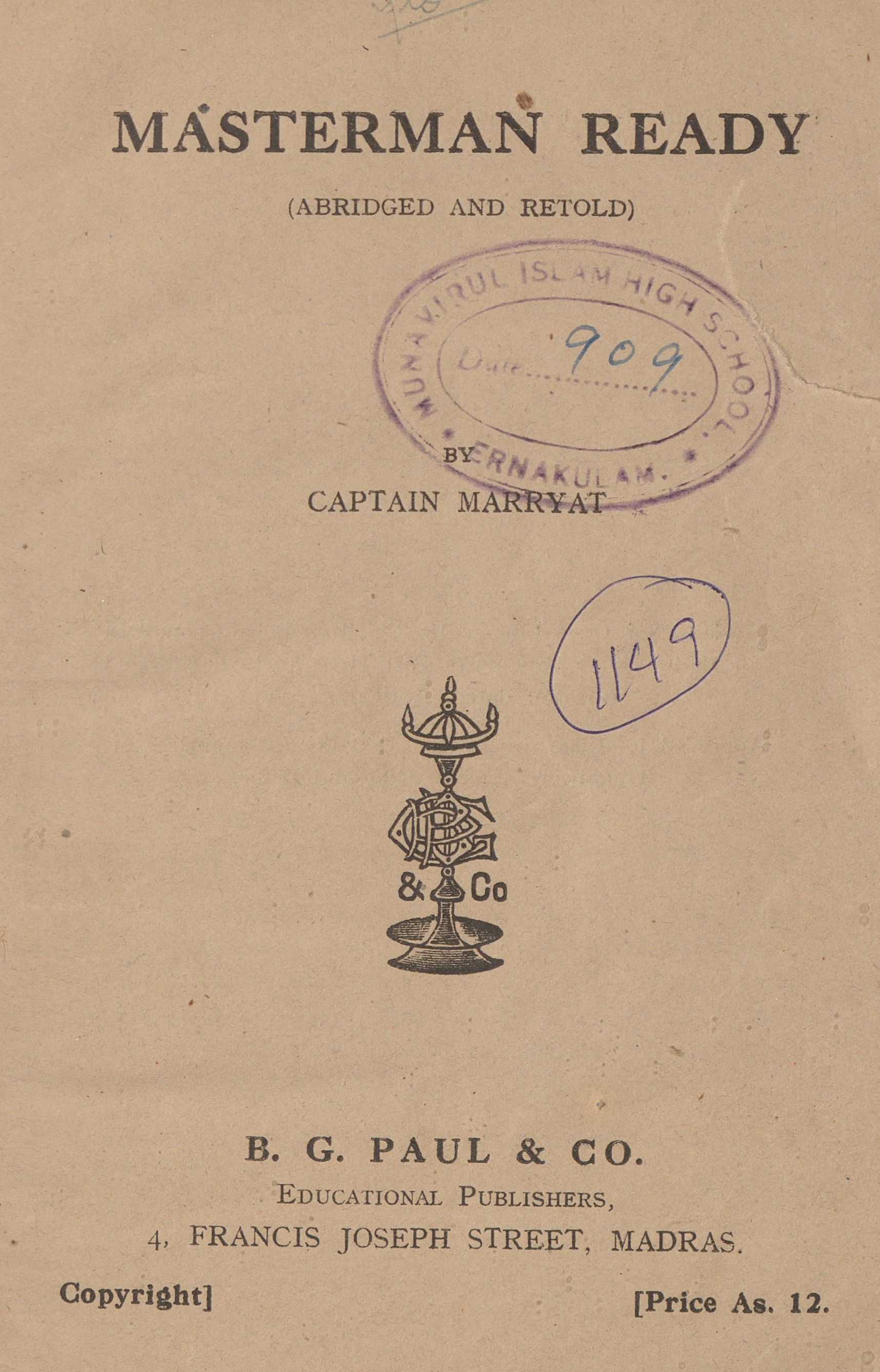  1946 - Masterman Ready - Marryat